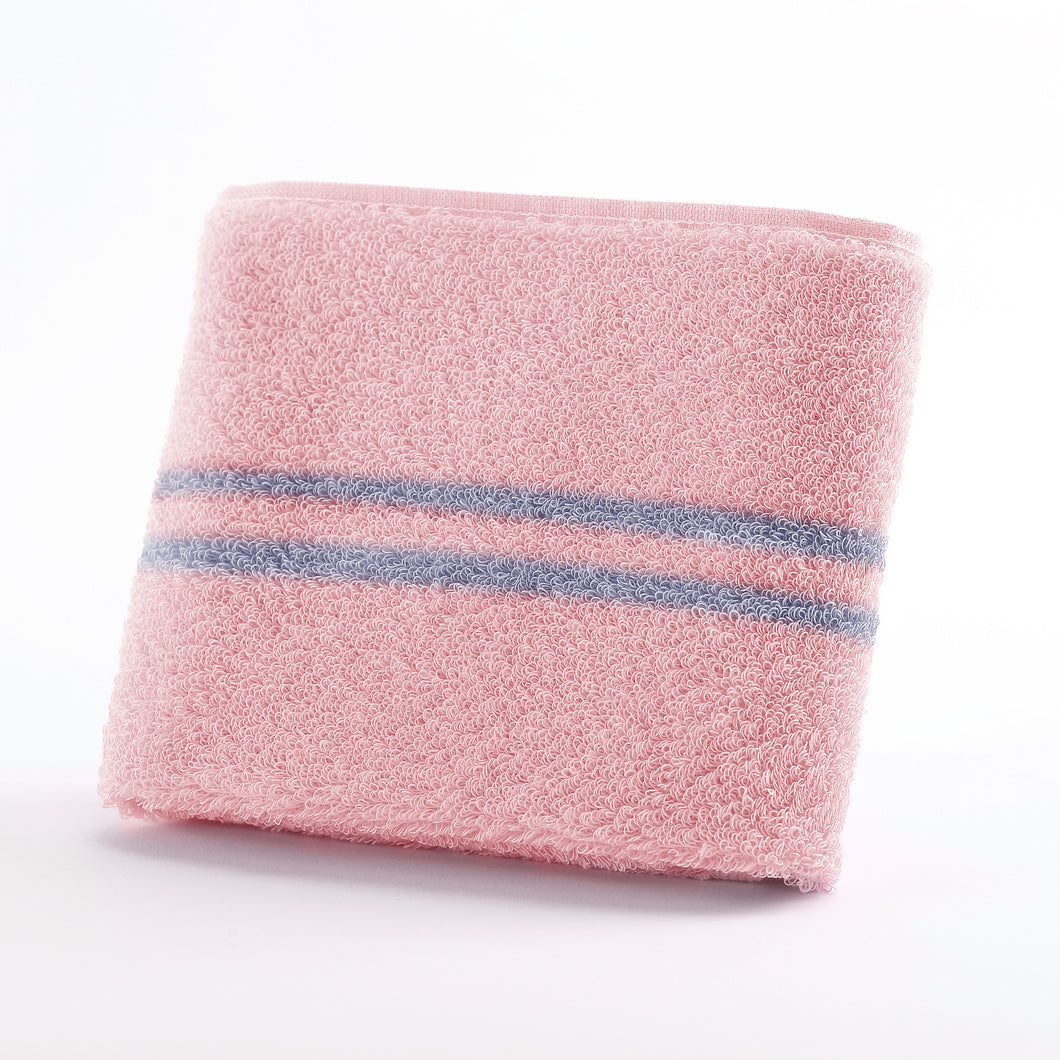 BISTOW 100% Cotton Pink Smart Hand Towel 11.8x27.6 inches, Super Soft and Absorbent - Perfect for Hotels, Travel, Bathrooms, Spa, and Gym - Biostow