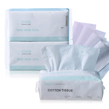 Load image into Gallery viewer, BISTOW Smart Cotton Tissue, 100% Cotton, Dry Baby Wipes,Dry and Wet Use, 3 Pack 240 Count - Biostow
