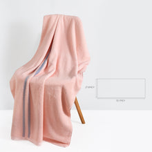 Load image into Gallery viewer, BISTOW 100% Cotton Pink Smart Bath Towel 27.6x55.1 inches, Super Soft and Absorbent - Perfect for Hotels, Travel, Bathrooms, Spa, and Gym - Biostow
