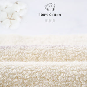 BISTOW 100% Cotton Beige Smart Hand Towel 11.8x27.6 inches, Super Soft and Absorbent - Perfect for Hotels, Travel, Bathrooms, Spa, and Gym - Biostow